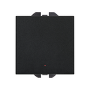 Single-pole switch 16AX 230V~ with built-in pilot light matt black Simon 270