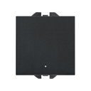 Neutral push-button switch 10A 230V~ with built-in light and fast terminal connection system matt black Simon 270
