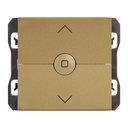 Interruptor para persianas 230V~ con 3 posiciones: subida, bajada y paro oro Simon 270