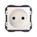 Two-pole socket outlet 16A 250 V~ with screw terminal connection system white Simon 270