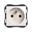 2P+T socket outlet 16A 250V~ screw connection white Simon 270