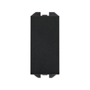 Single-pole push-button switch 10AX 230V~ with narrow rocker and fast terminal connection system matt black Simon 270