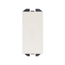Single-pole push-button switch 10AX 230V~ with narrow rocker and fast terminal connection system matt white Simon 270