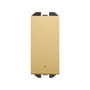 2-way switch 10AX 230V~ with slender rocker with built-in light and fast terminal connection system gold Simon 270
