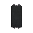 Minimal aesthetic blind cover matt black Simon 270