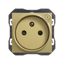 iO French socket outlet 16A 230V~ bronze Simon 270