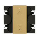 Simon iO master blinds switch with slender rocker gold Simon 270
