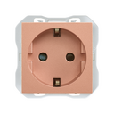 Base de enchufe schuko 16A 250 V~ con sistema de embornamiento a tornillo cobre Simon 270