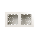 Compact Surface-mount Box 2 elements white Simon 270