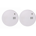 Pack de 2 detetores de fumo com alarme, 85 dB, em branco Coati