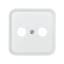 Plate for inductive R/TV/SAT sockets white Simon 31