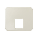 Placa para tomas telefónicas con conectores RJ11 y RJ12 marfil Simon 75