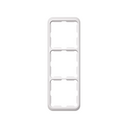 Frame for 3 elements white Simon 75