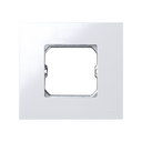 Compact frame for 1 element white with frame holder Simon 27 Play