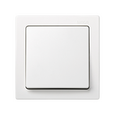 2-way switch monoblock 10AX 250V~ with screw terminal connection system white Simon 73 Loft