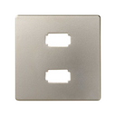 Placa para 2 conectores USB 2.0 tipo A cava Simon 82