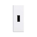 Conector USB para datos de 1 módulo blanco Simon 82