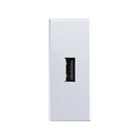 Conector USB para datos de 1 módulo aluminio Simon 82