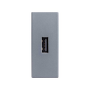 Conector USB para datos de 1 módulo grafito Simon 82