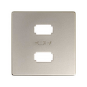 Plate for USB charger 2 connectors 5V DC type A champagne Simon 82