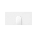 Enjoliveur pour sortie de fil blanc mat Simon 100
