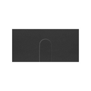 Cover for matt black wire outlet Simon 100
