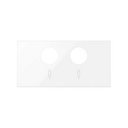 Enjoliveur pour prises inductives R / TV + SAT blanc brillant Simon 100