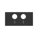 Enjoliveur pour prises inductives R / TV + SAT noir mat Simon 100