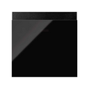 Cover for switch / double-track switch for card with gloss black micro-switch Simon 100