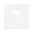 Enjoliveur pour connecteur VGA + mini jack blanc mat Simon 100