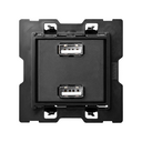 Dual USB charger 2.1A 5V DC type A female Simon 100