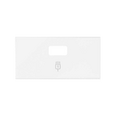 Cover for SmartCharge USB charger 1 matt white connector Simon 100