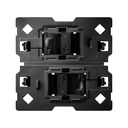 RJ45 connector IT AMP® category 6 UTP double with adapter Simon 100