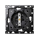 Back kit for 1 Schuko socket outlet Simon 100