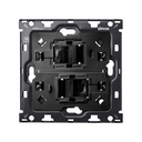 Kit back para 1 elemento con 2 conectores RJ45 Simon 100
