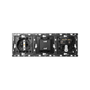 Back kit for 3 elements with 1 Schuko socket,1 2xUSB charger, 1 IO shutter switch and 1 two-way push-button switch Simon 100