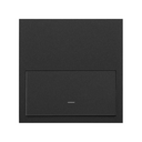 Front face kit for 1 element with 1 matt black key Simon 100