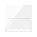 Kit front para 1 elemento com 1 interruptor persianas Simon iO branco brilhante Simon 100