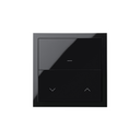 Kit front para 1 elemento com 1 interruptor persianas Simon iO preto brilhante Simon 100