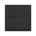 Kit front para 1 elemento com 1 interruptor persianas Simon iO preto mate Simon 100