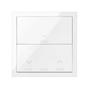 Kit front para 1 elemento con tecla máster Simon iO y tecla máster Simon iO para persianas blanco brillante Simon 100