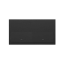 Kit front horizontal para 2 elementos con 2 teclas negro mate Simon 100