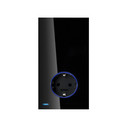 Complete kit for 1 element with HUB PRO Simon iO German socket outlet gloss black Simon 100
