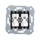 Grupo de 2 conmutadores 10 AX 250V~ con luminoso incorporado y sistema de embornamiento rápido Simon 75