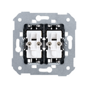 Grupo de 2 cruzamientos 10AX 250V~ con sistema de embornamiento rápido Simon 75