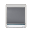 Prise de signal TV intermédiaire composable IP55 gris Simon Aqua