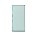 Rocker half element for switches translucent green Simon 27 Play