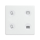 Custom button box 4 functions for blinds and lighting control white Simon 82 Sense