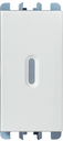 Módulo Interruptor Simples Com Led 10A 250V - Branco - Simon 26
