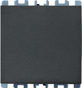 DIMMER PULSANTE 400W 2M GRAFITO S26